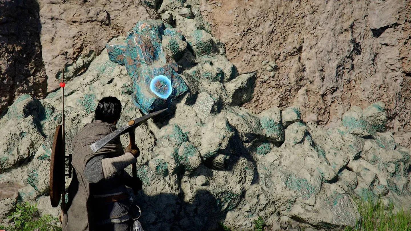 Minerai d'argent chez le forgeron