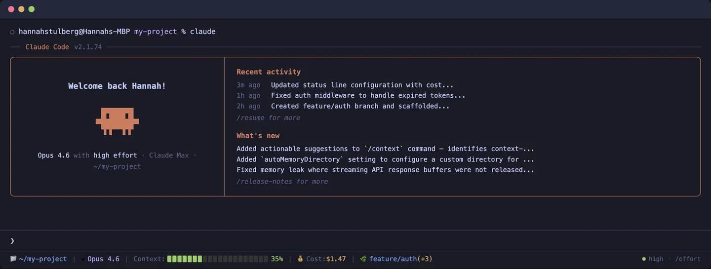 Claude Code CLI in action