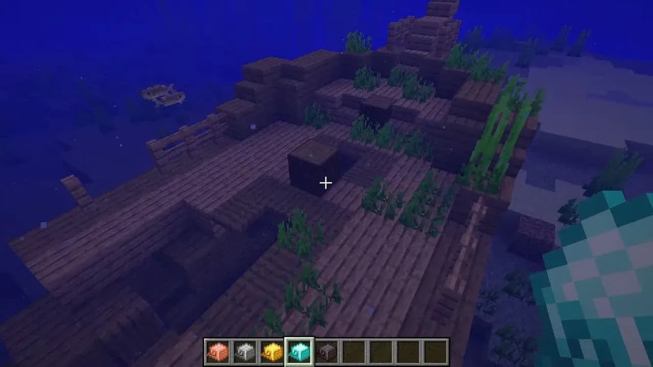 Supply chest in the ship's bow