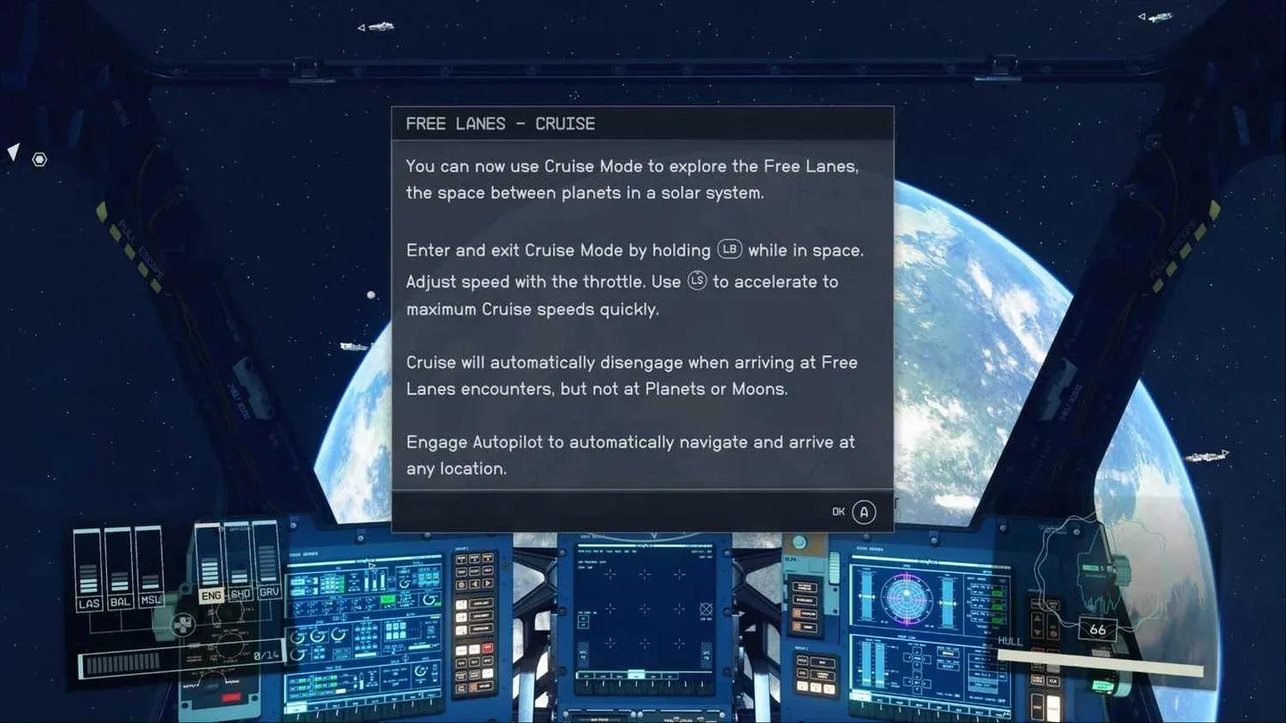 How to Unlock Cruise Mode in Starfield