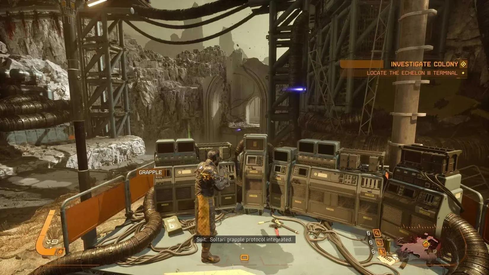 How to grapple in Saros