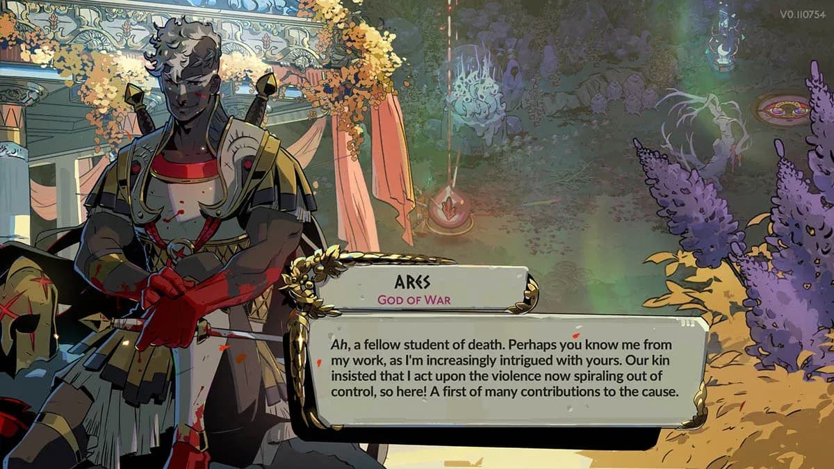 Ares boon selection menu