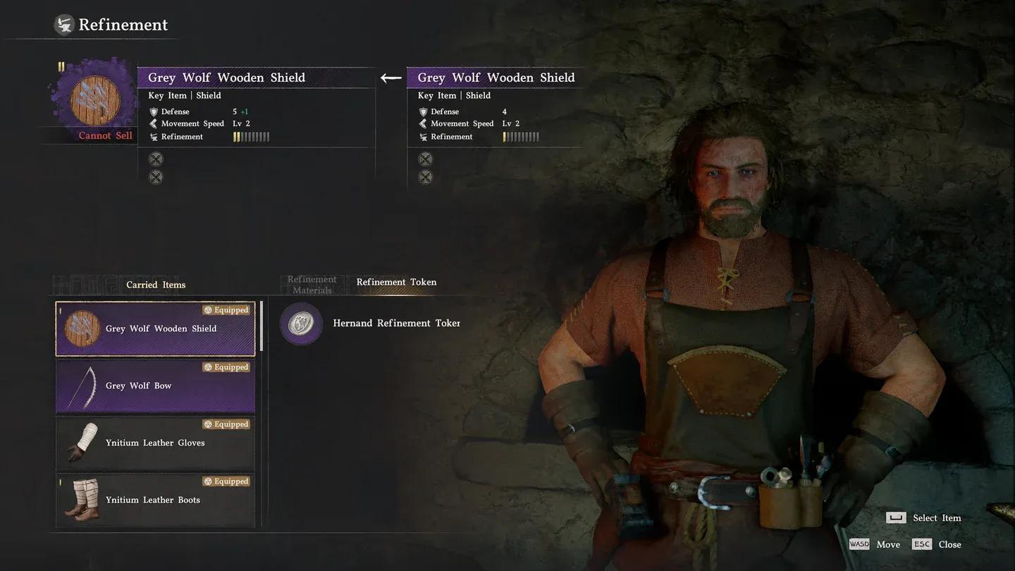 Refinement Token tab at Turnali