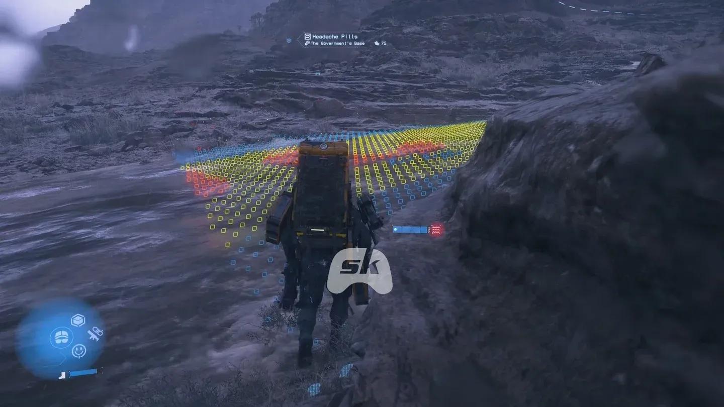 Odradek terrain scan in action