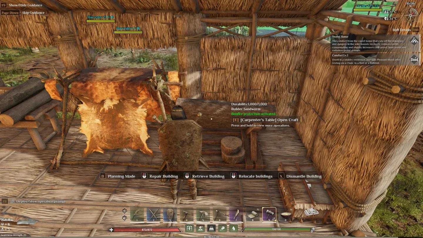 Auto-repair bench settings