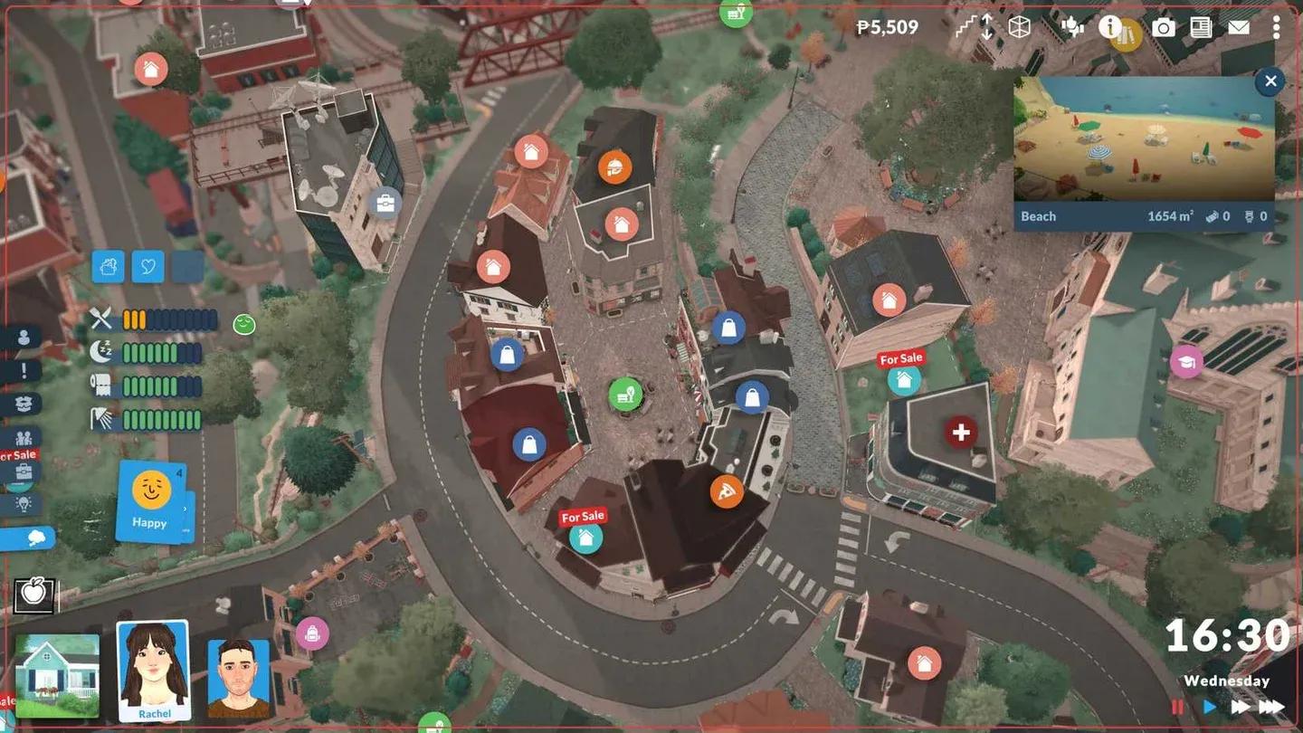 Find the Health Center on the map
