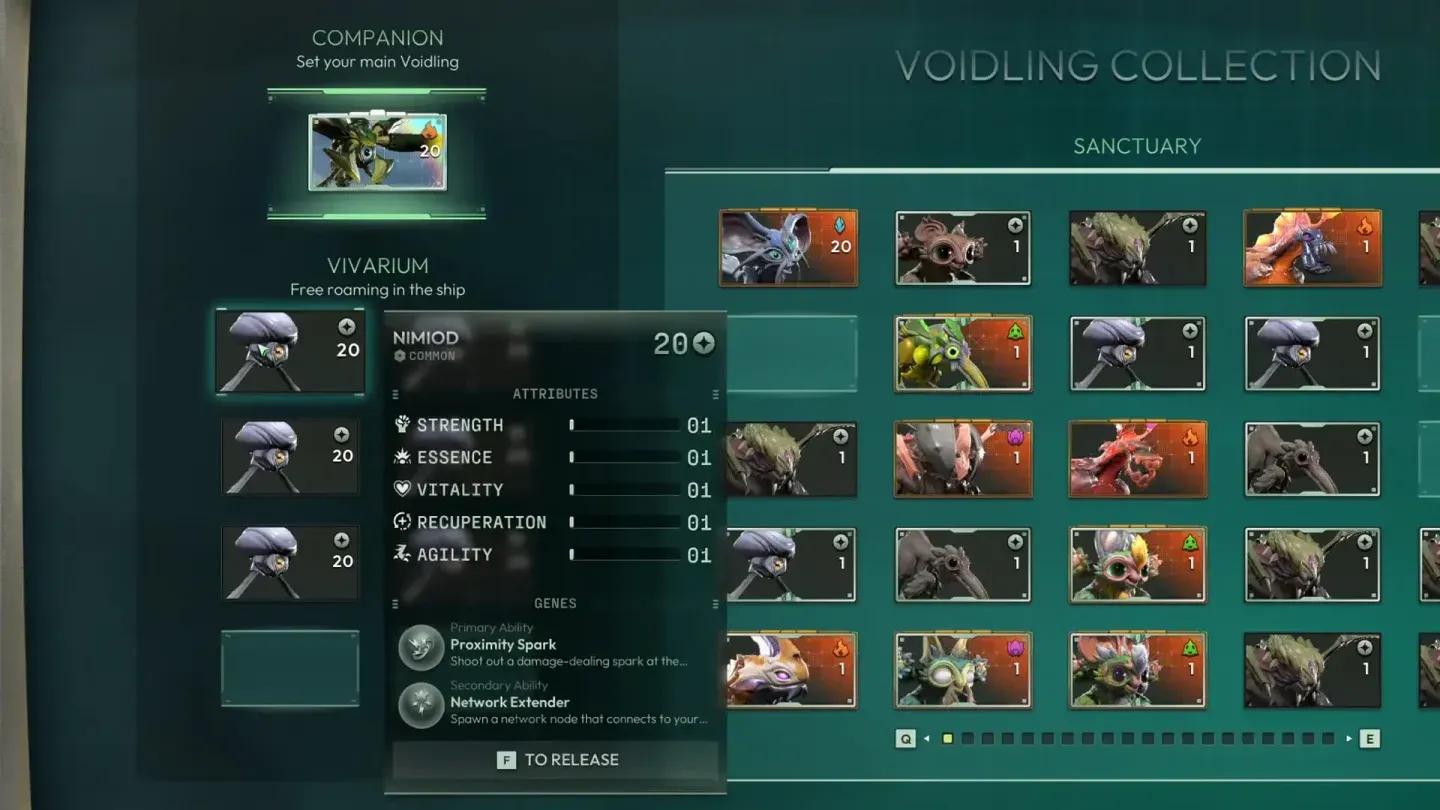 Pheromone Nest breeding menu
