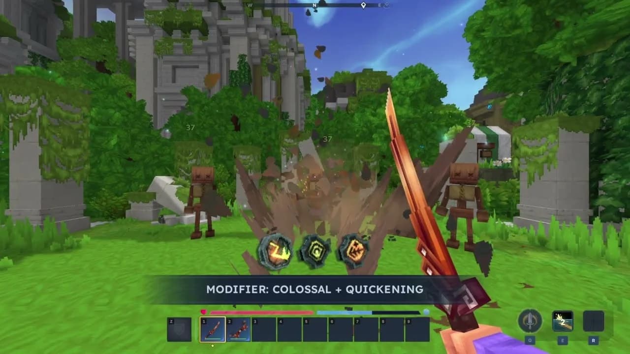 Hytale 符文石符文連結晶格上的修飾符符文插槽