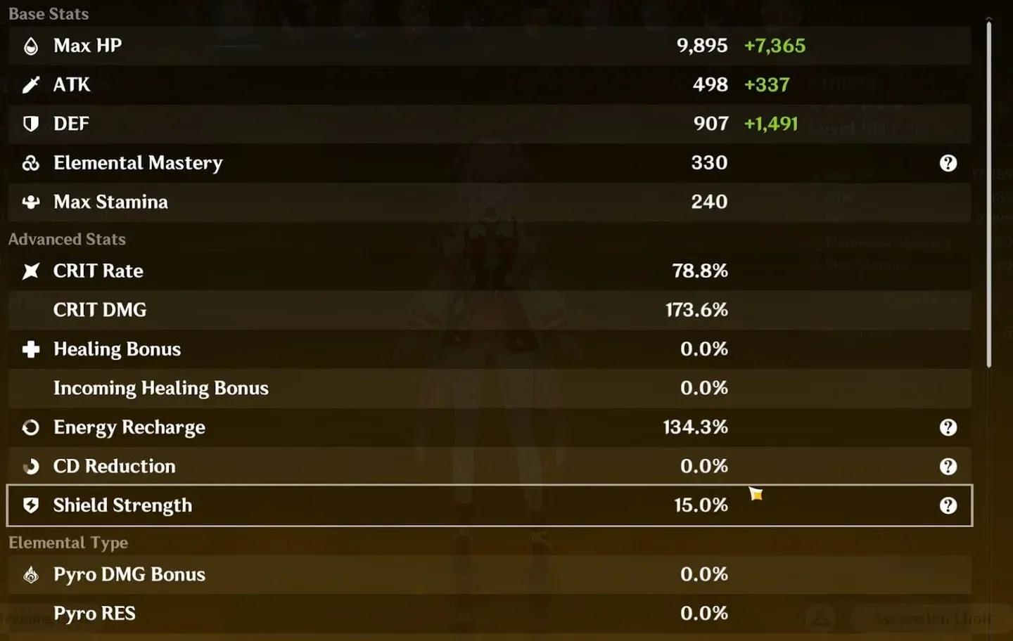 Husk of Opulent Dreams setup