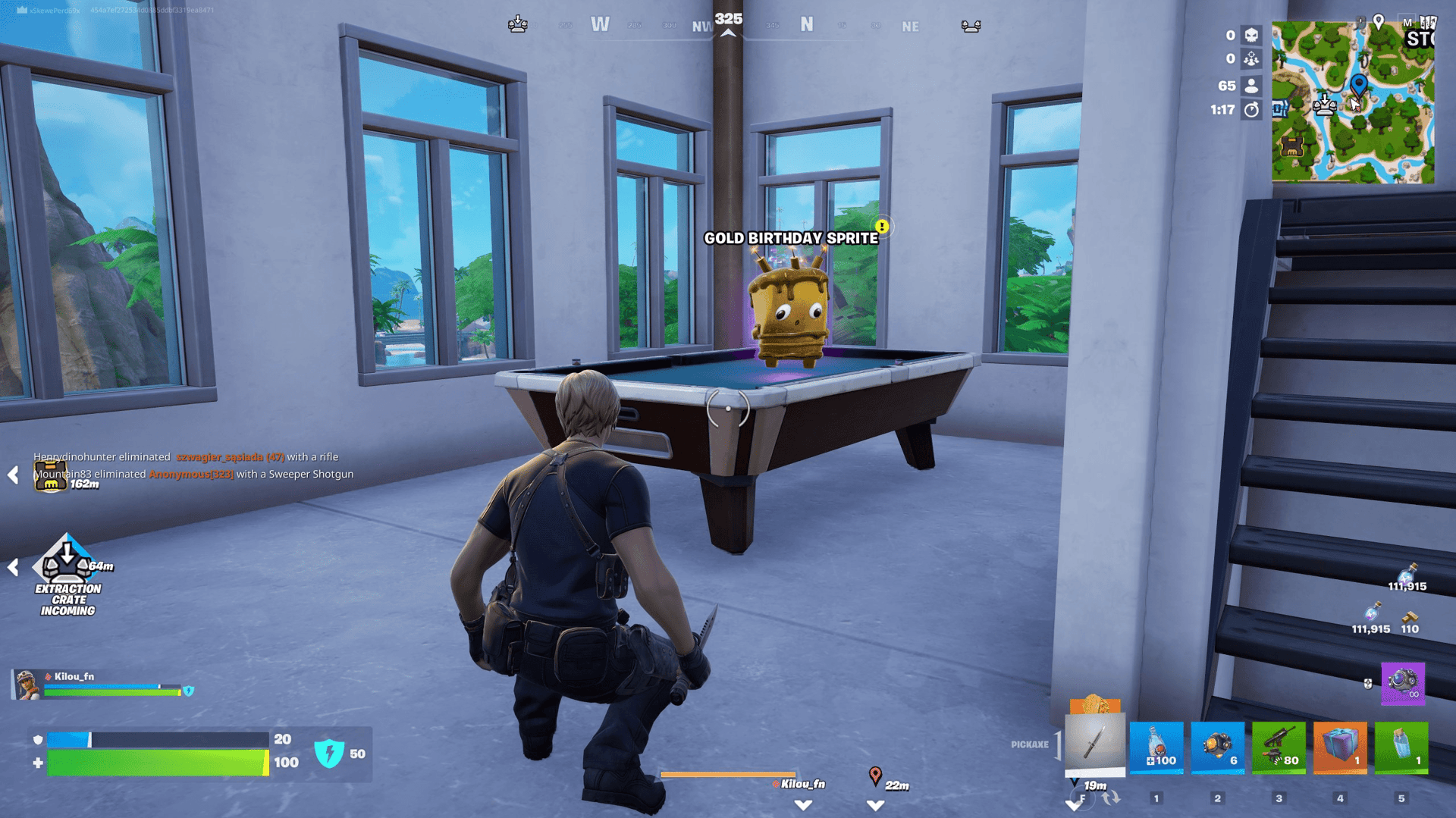 Sprite Chest Rotation Fortnite Chapter 7 Season 4 Guide: How to Get the Birthday Sprite