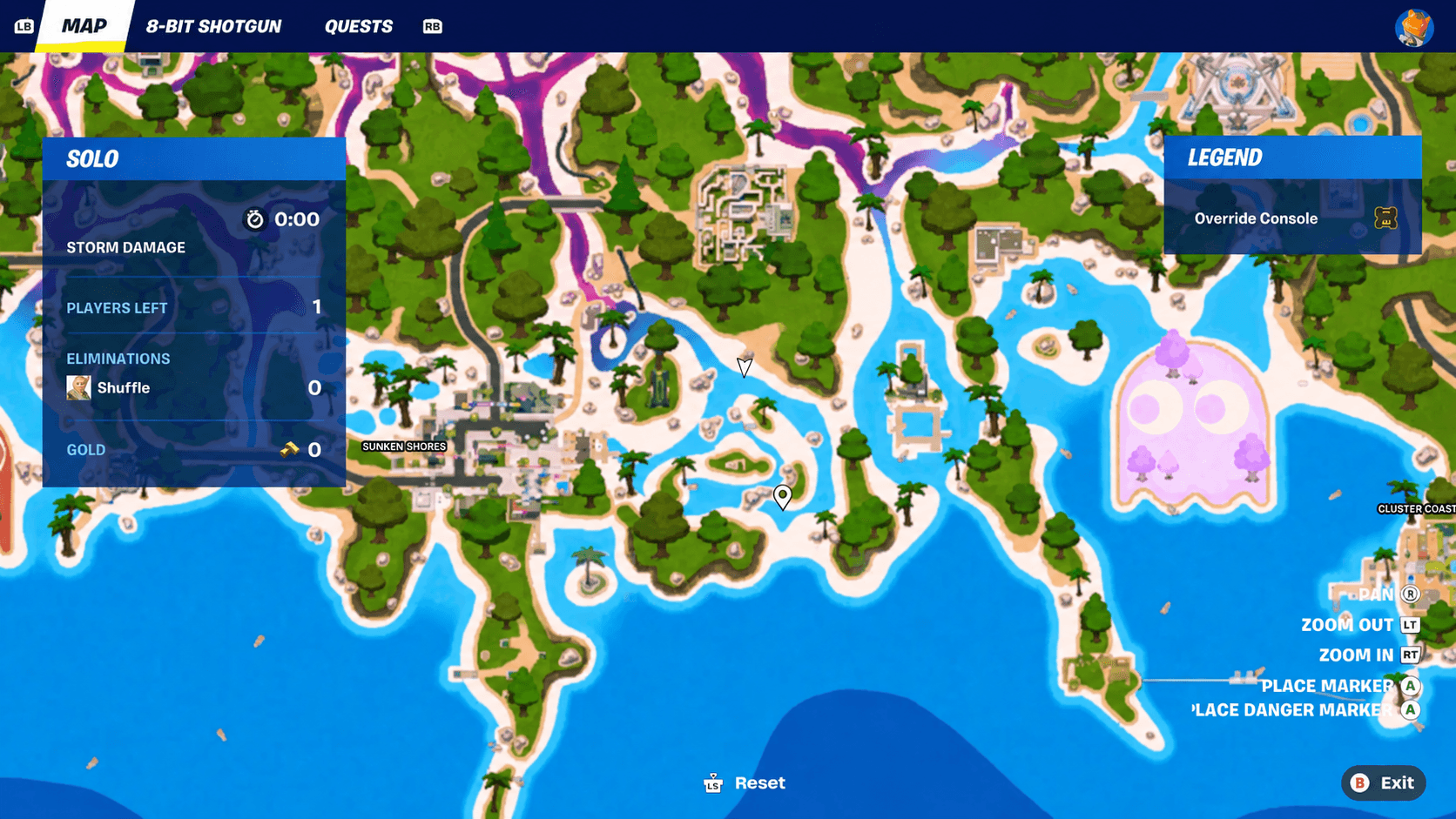 คู่มือ Fortnite: ตำแหน่ง One Piece Chest