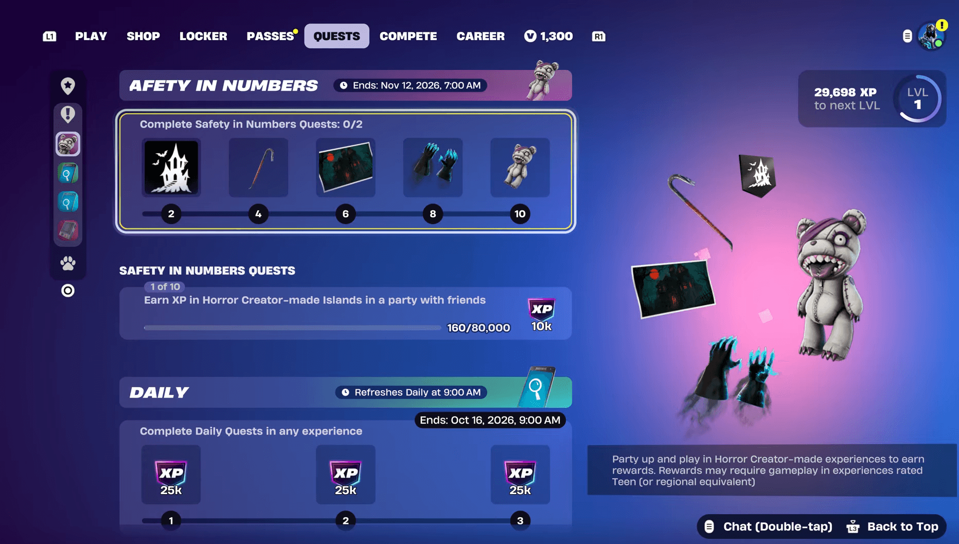 Fortnite گائیڈ: تمام Safety in Numbers کویسٹس اور انعامات