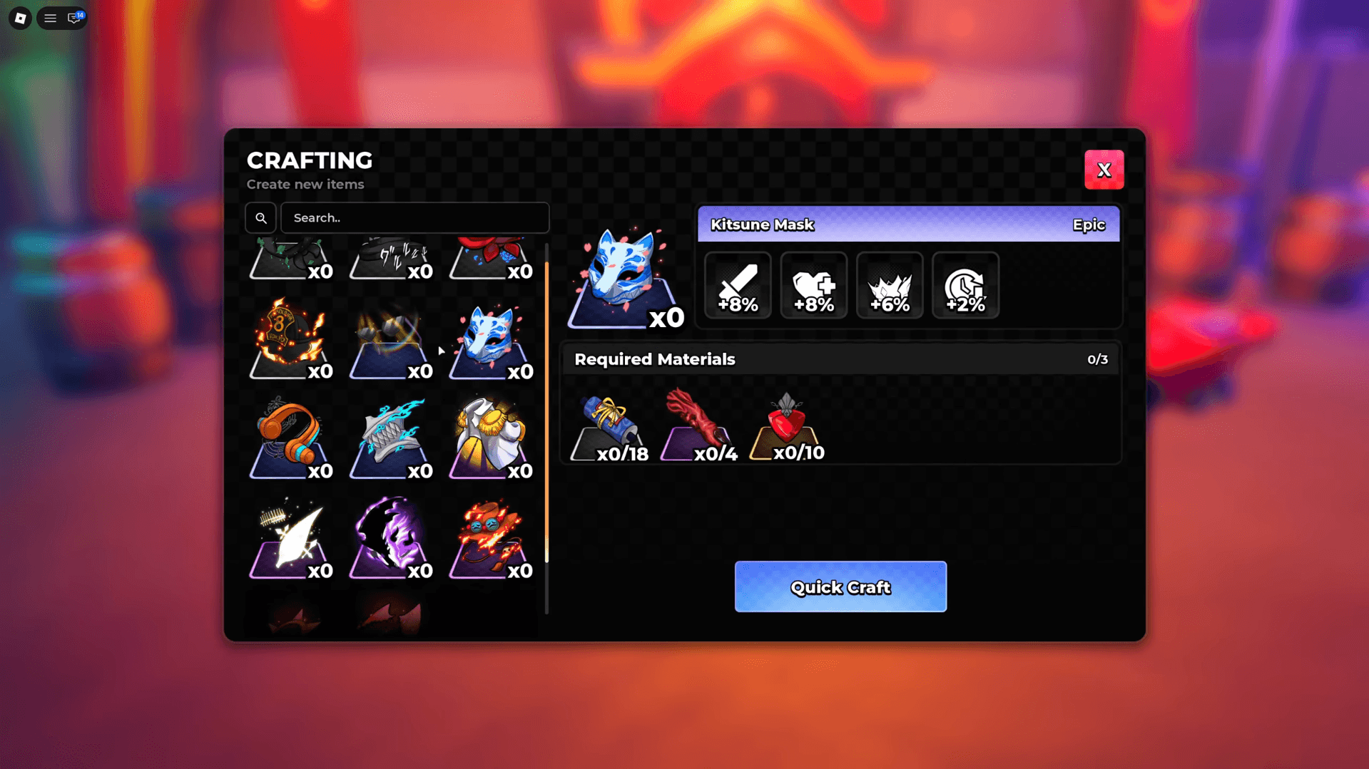 Tier List Anime Zero : Meilleures armes, traits et accessoires