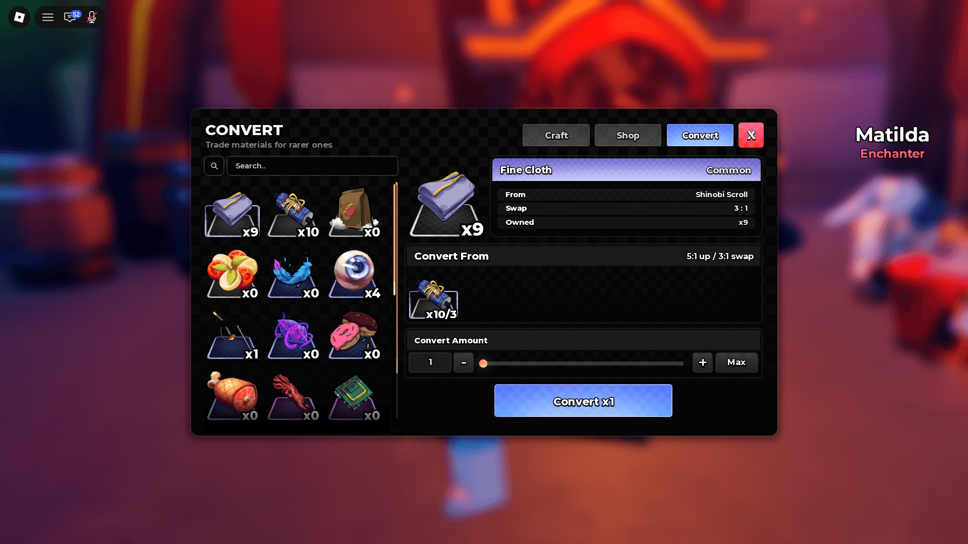 Guia de Crafting de Anime Zero: Receitas e Materiais