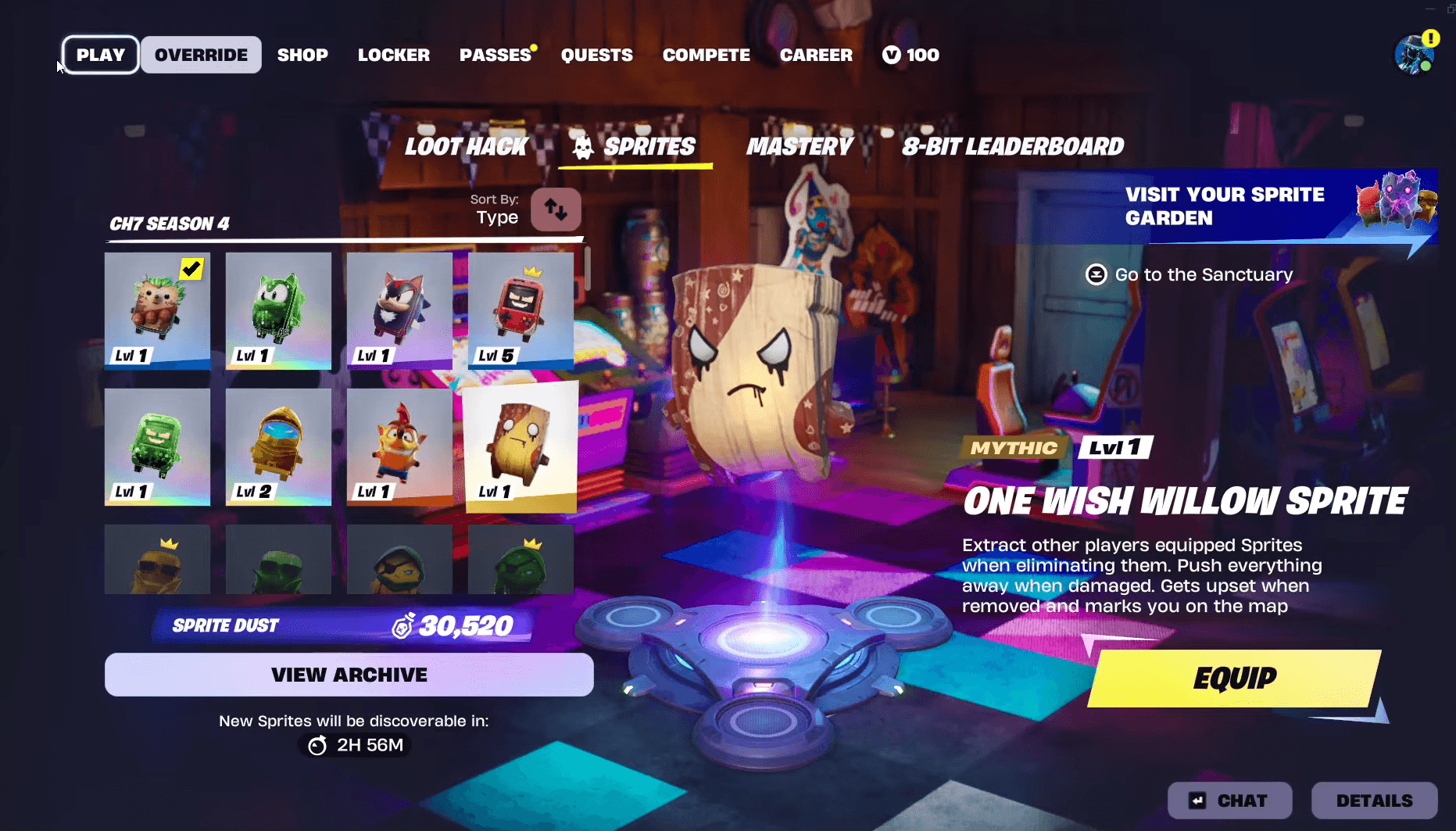Hướng dẫn Fortnite: Cách nhận One Wish Willow Sprite