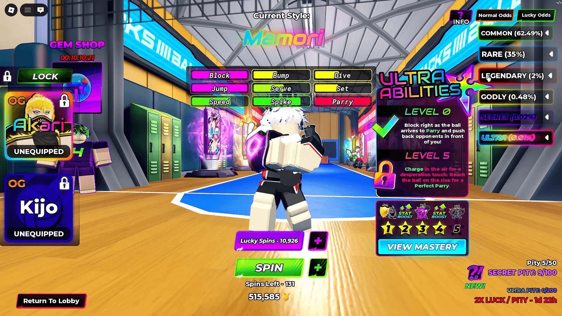 Volleyball Legends攻略：Mamori Styleの入手方法
