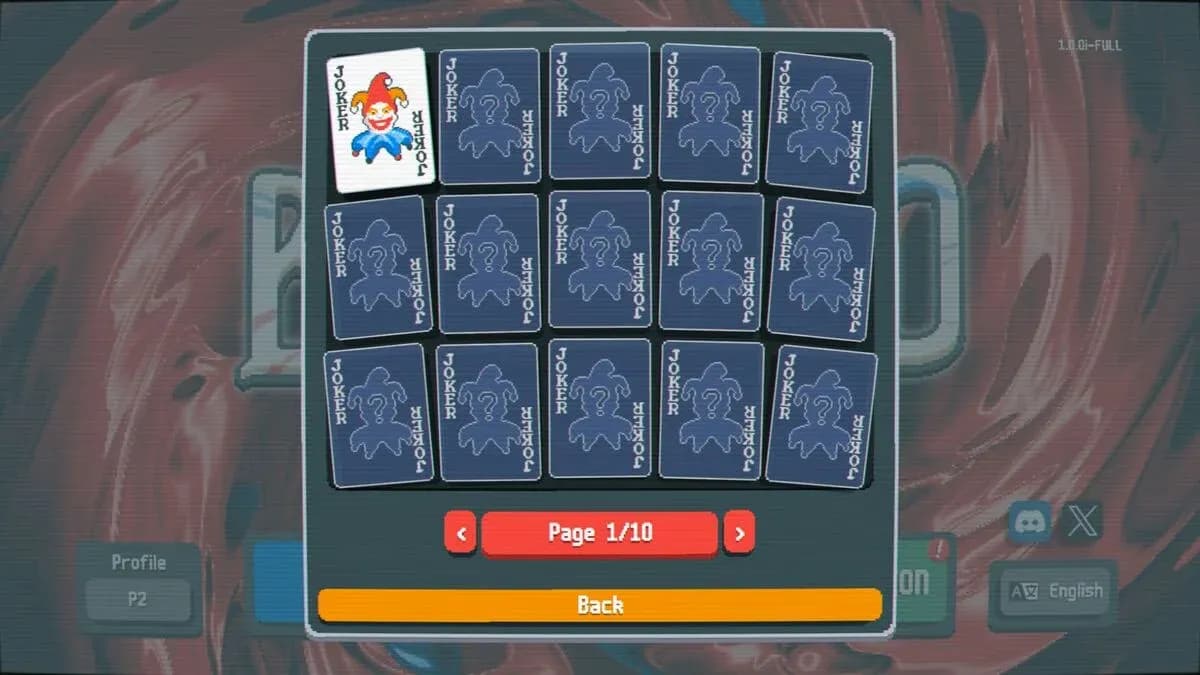 Suivi de la progression de la collection de jokers