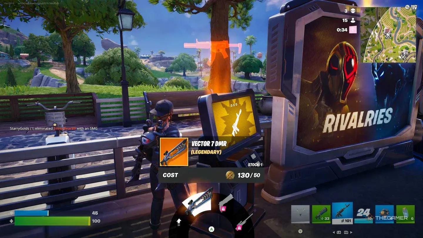 Rivalries Board weapon unlocks