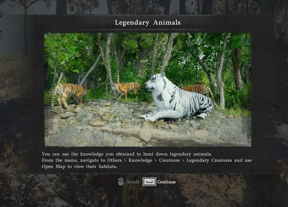 Tiger spawn near Giant's Yard