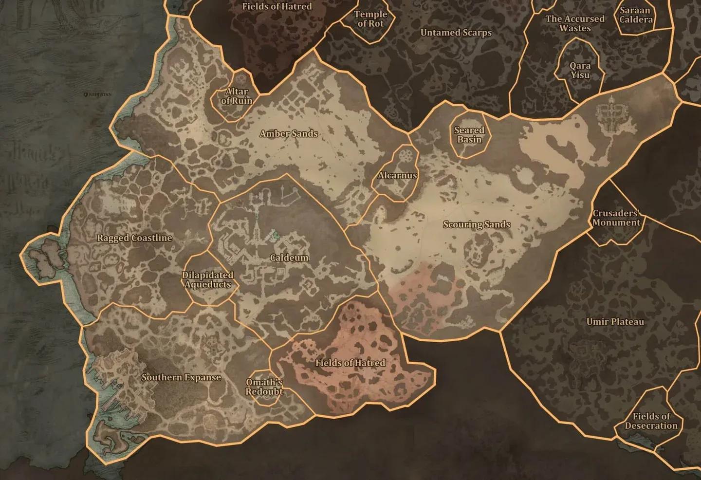 Skovos Isles region map