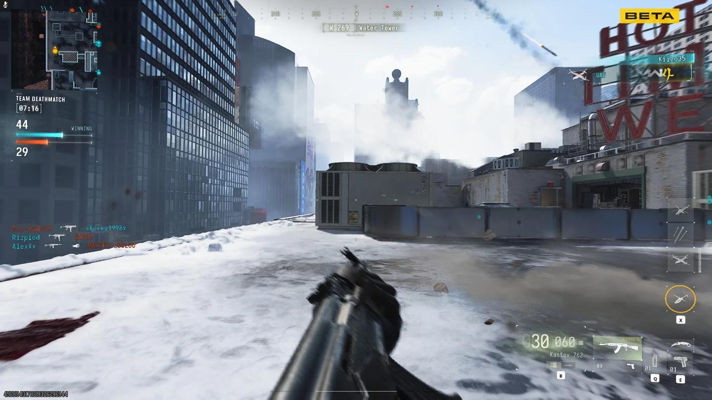 ISO Nightshade weapon customization screen showing five attachments in MW4