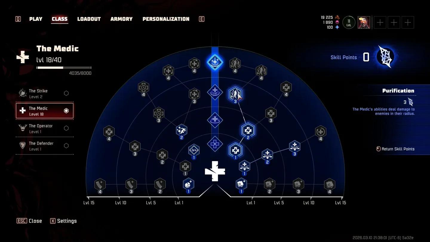 Strike skill tree upgrade paths