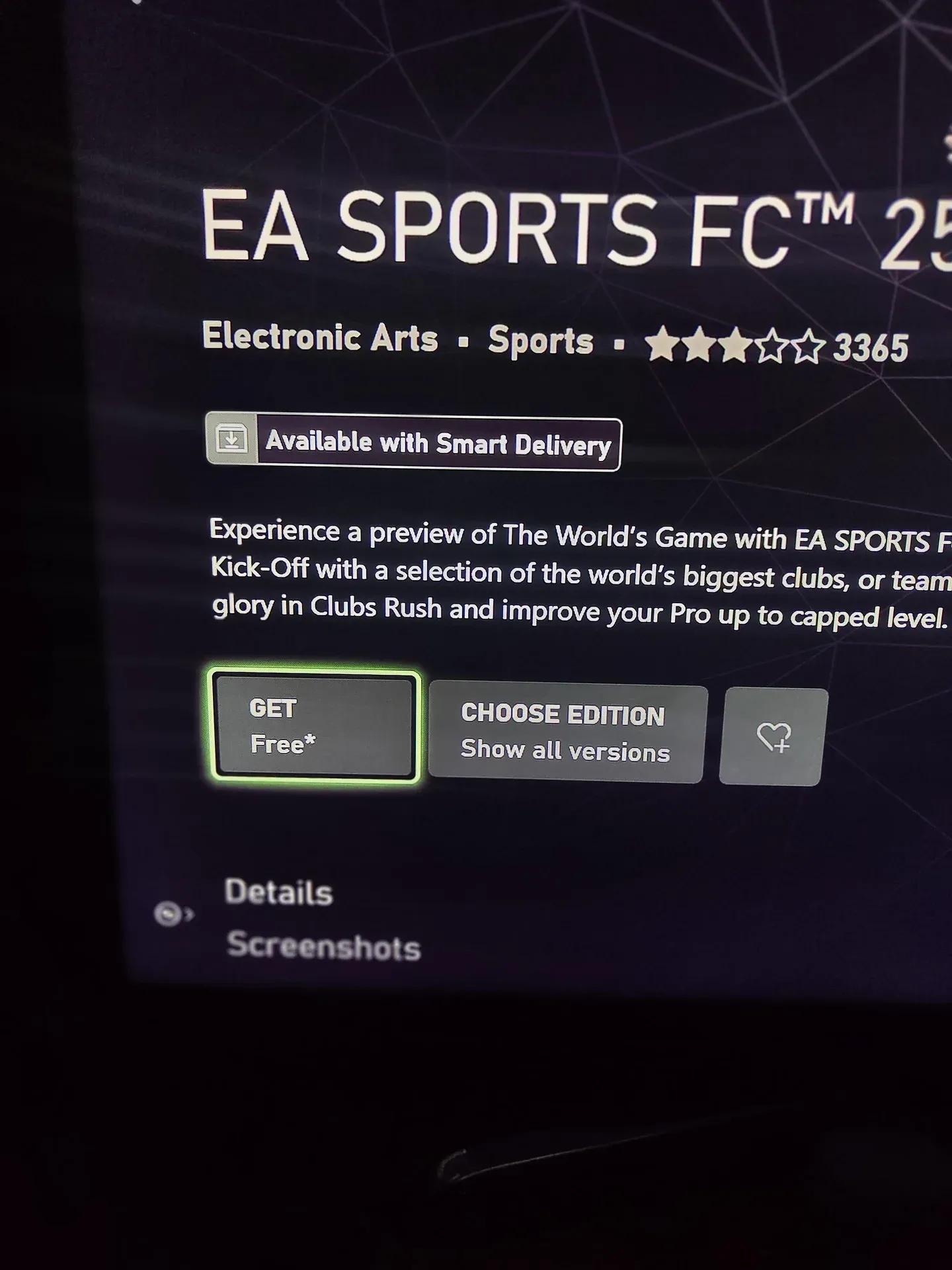 EA Play annual code purchase