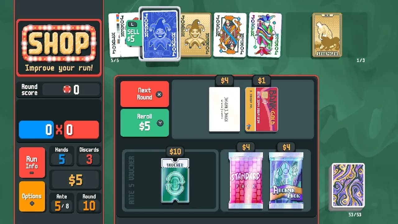 Economy Jokers in the shop