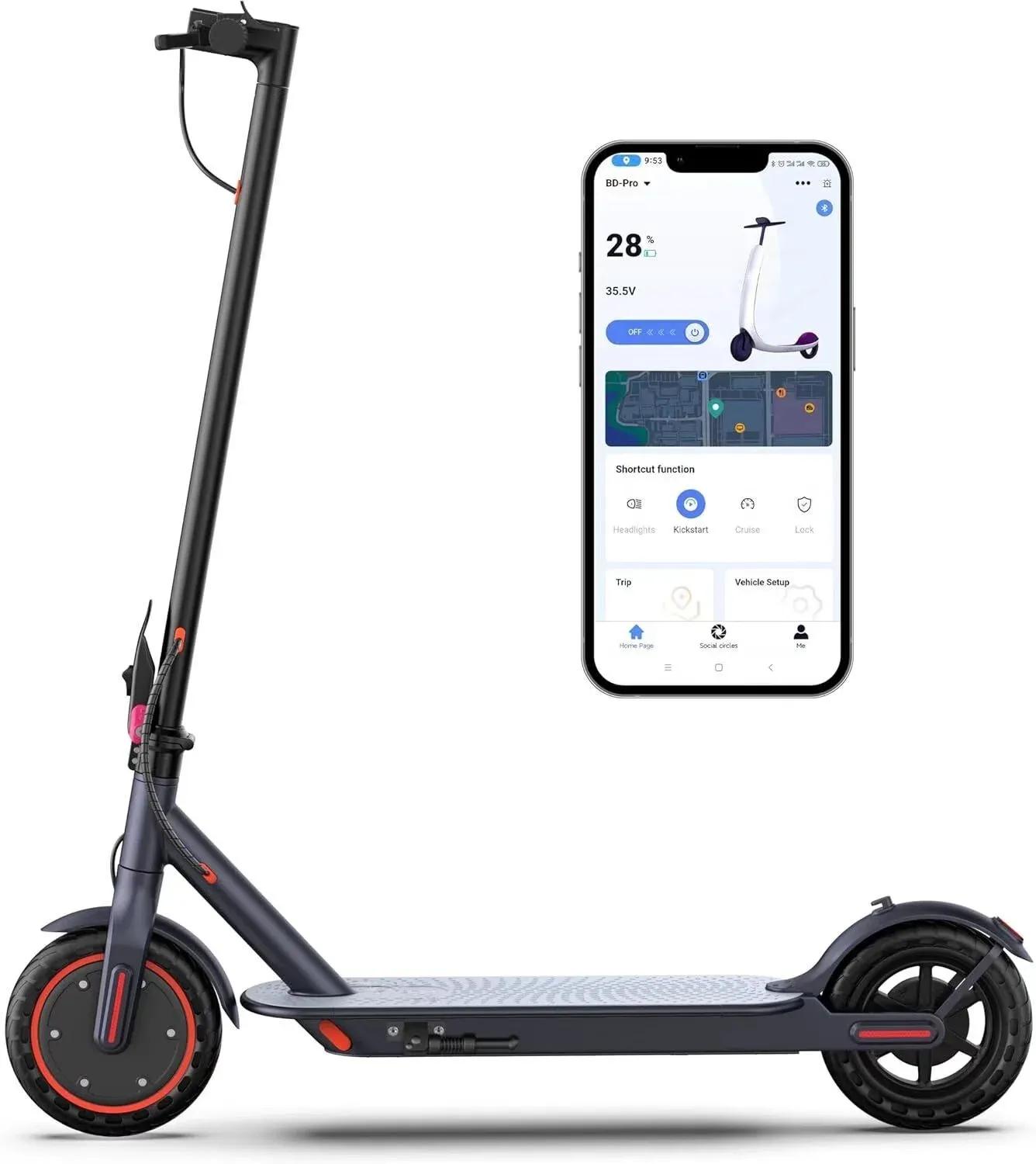 Skuter Listrik 350W Kecepatan 19mph Kini Turun Harga Jadi $103 image