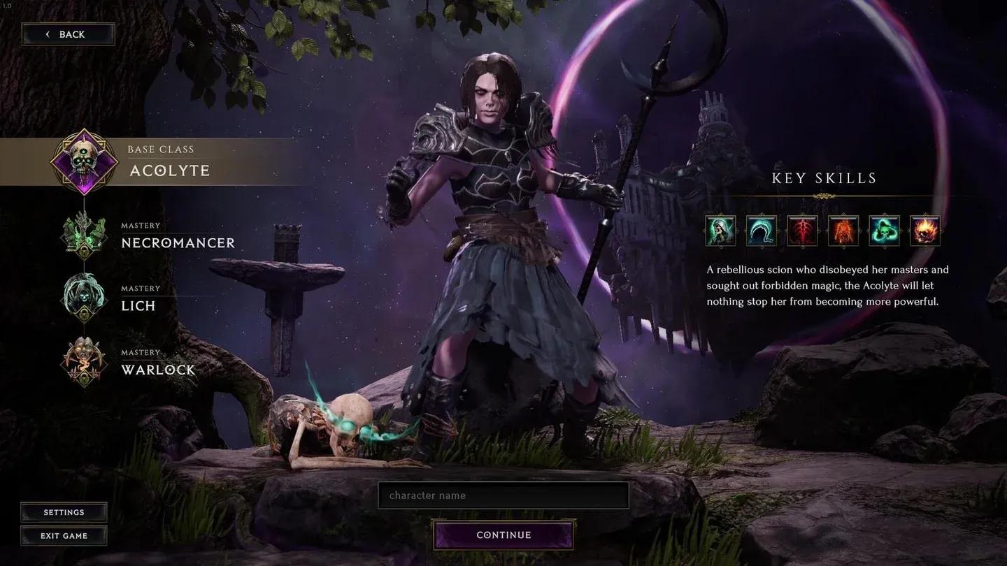 ต้นไม้พาสซีฟความชำนาญ Acolyte