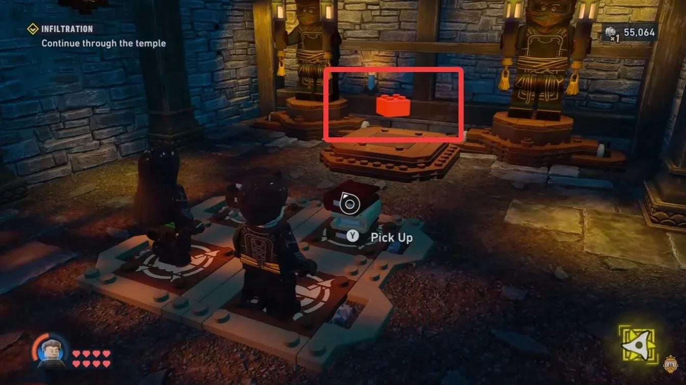 Hidden chamber puzzle room