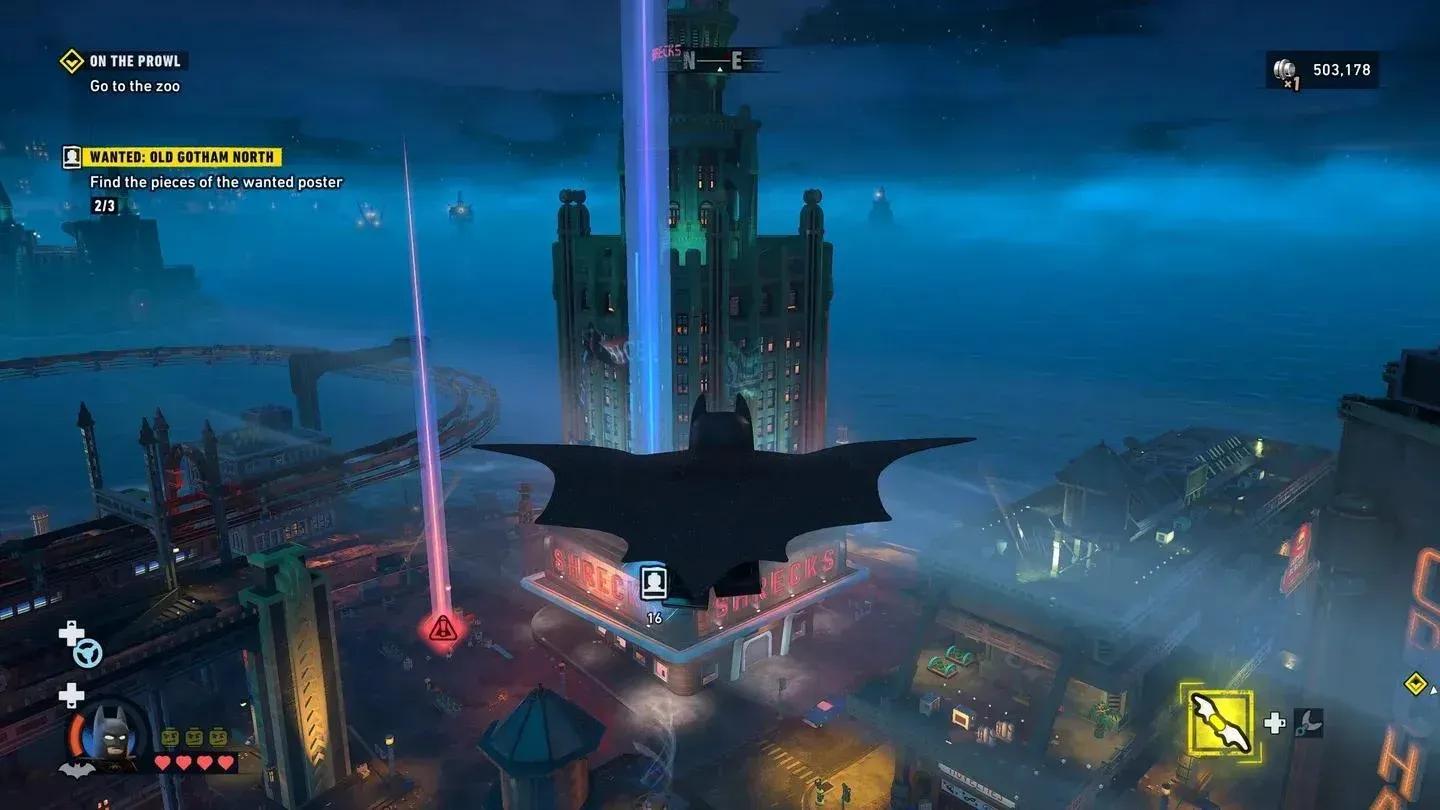 L'envergure du monde ouvert de Gotham