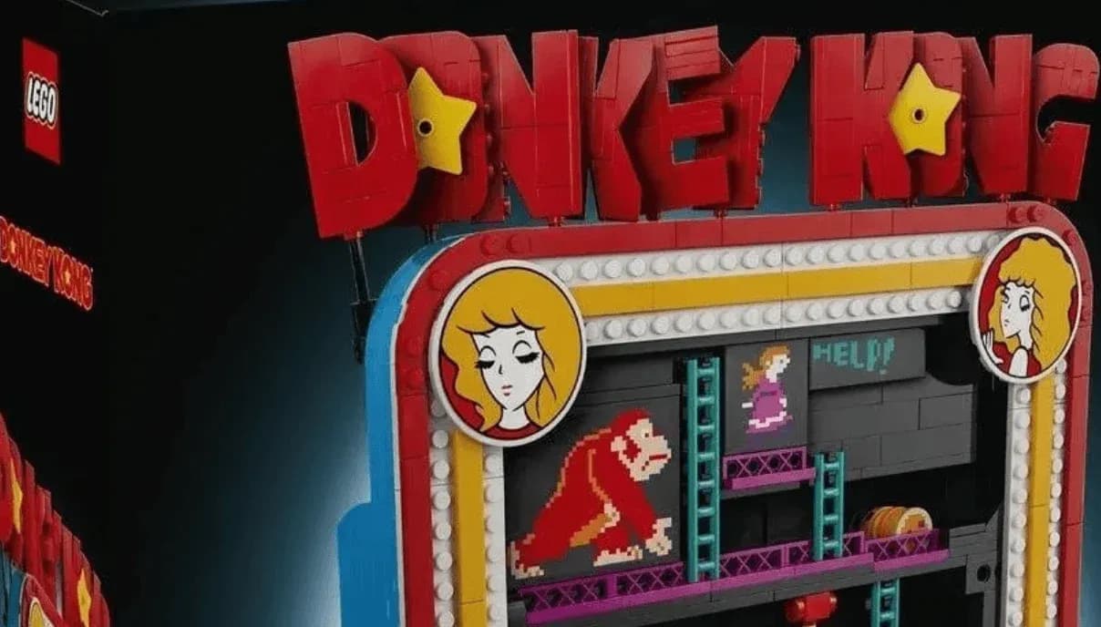 Lego Donkey Kong Arcade Set Built Early Before Official Reveal