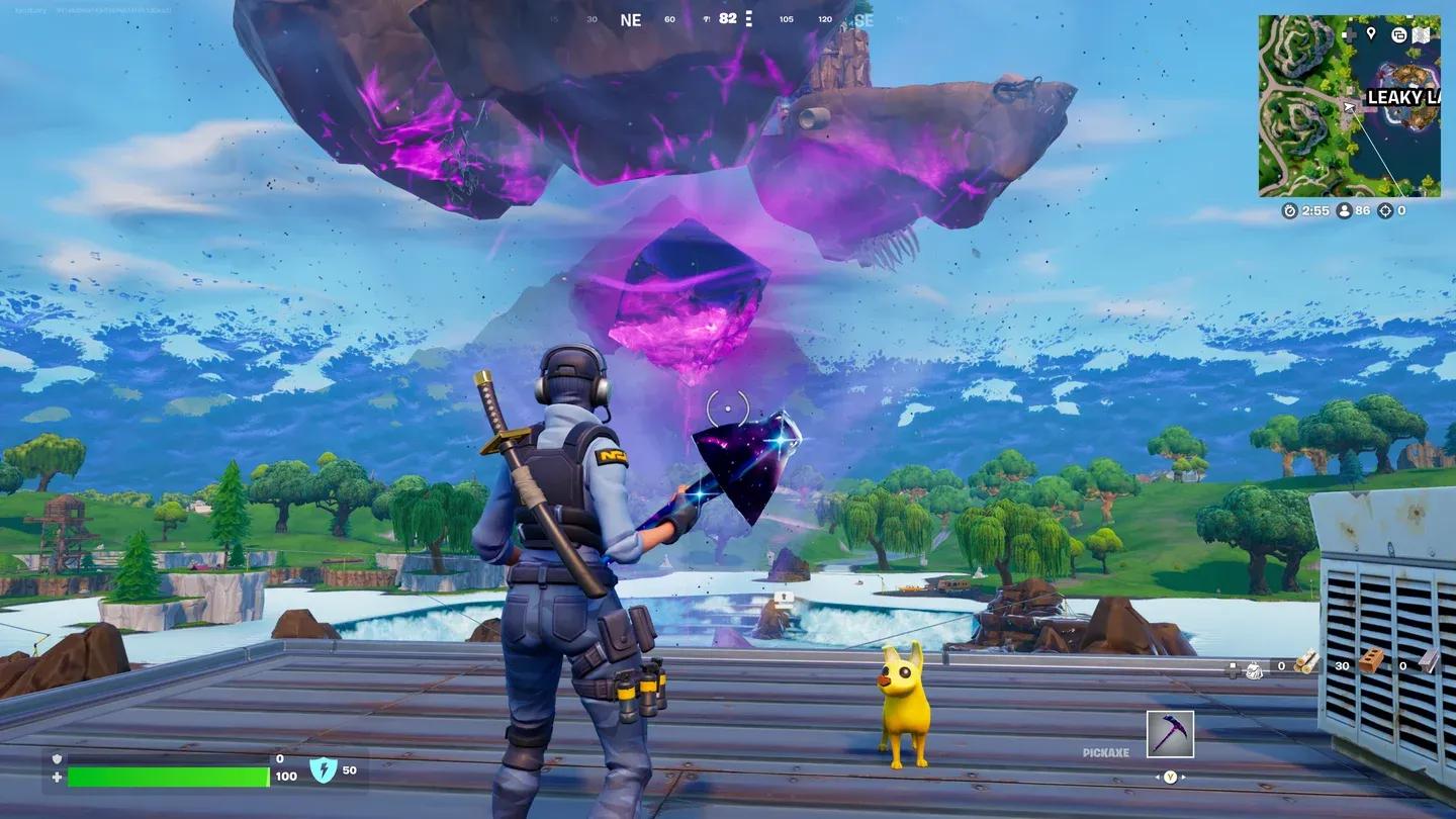 Cube Sprite ability in action