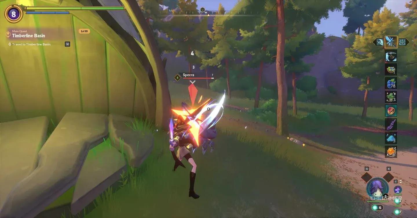 Arcflare Coil Spellblade in action