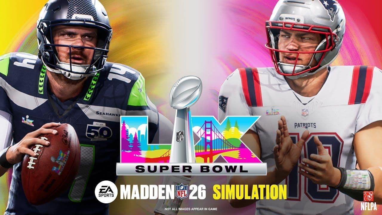 Madden NFL 26 Super Bowl LX Simulation Breakdown