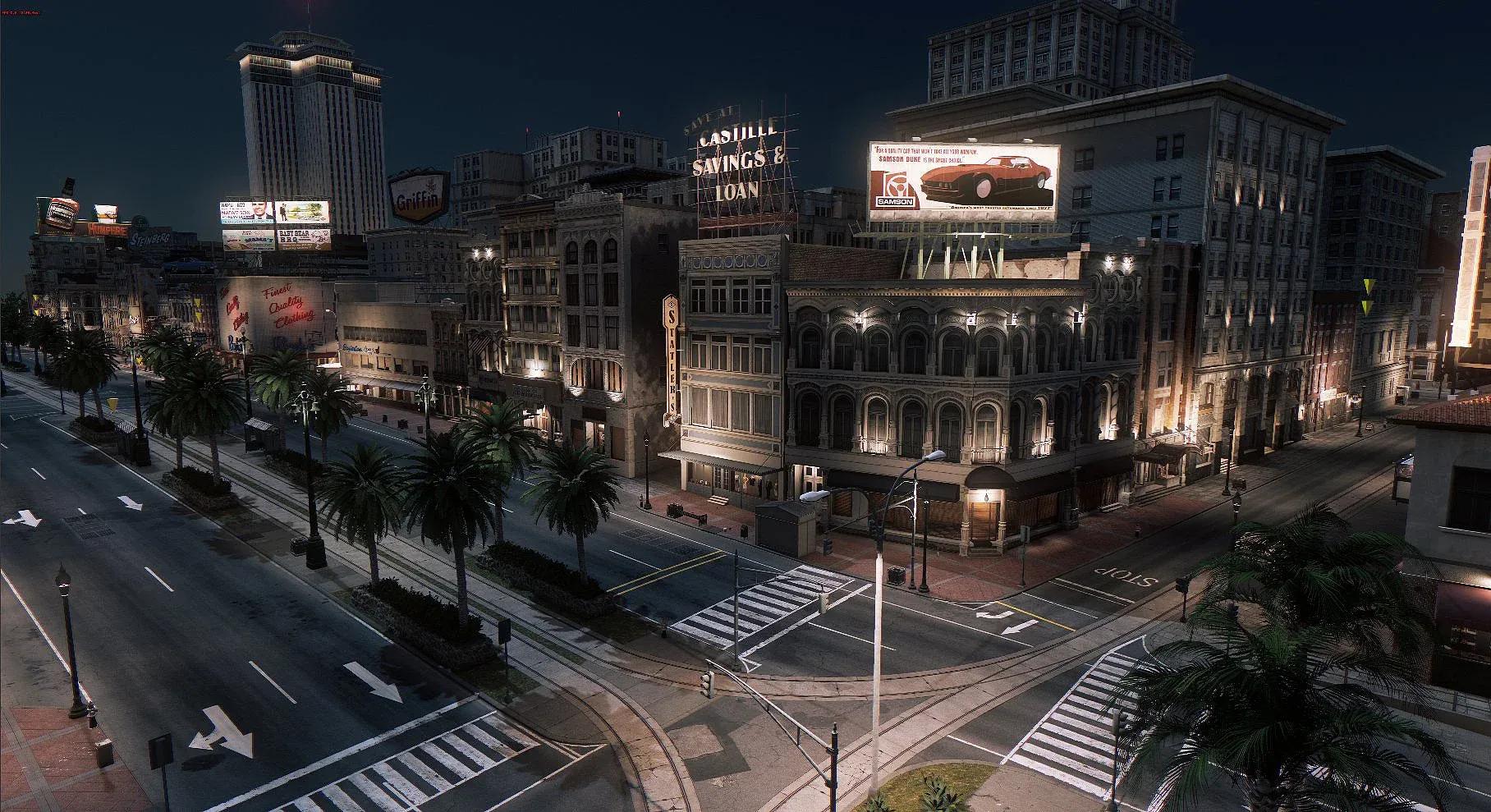 Zheng Wang - Mafia III New Bordeaux Canal street / Bourbon street