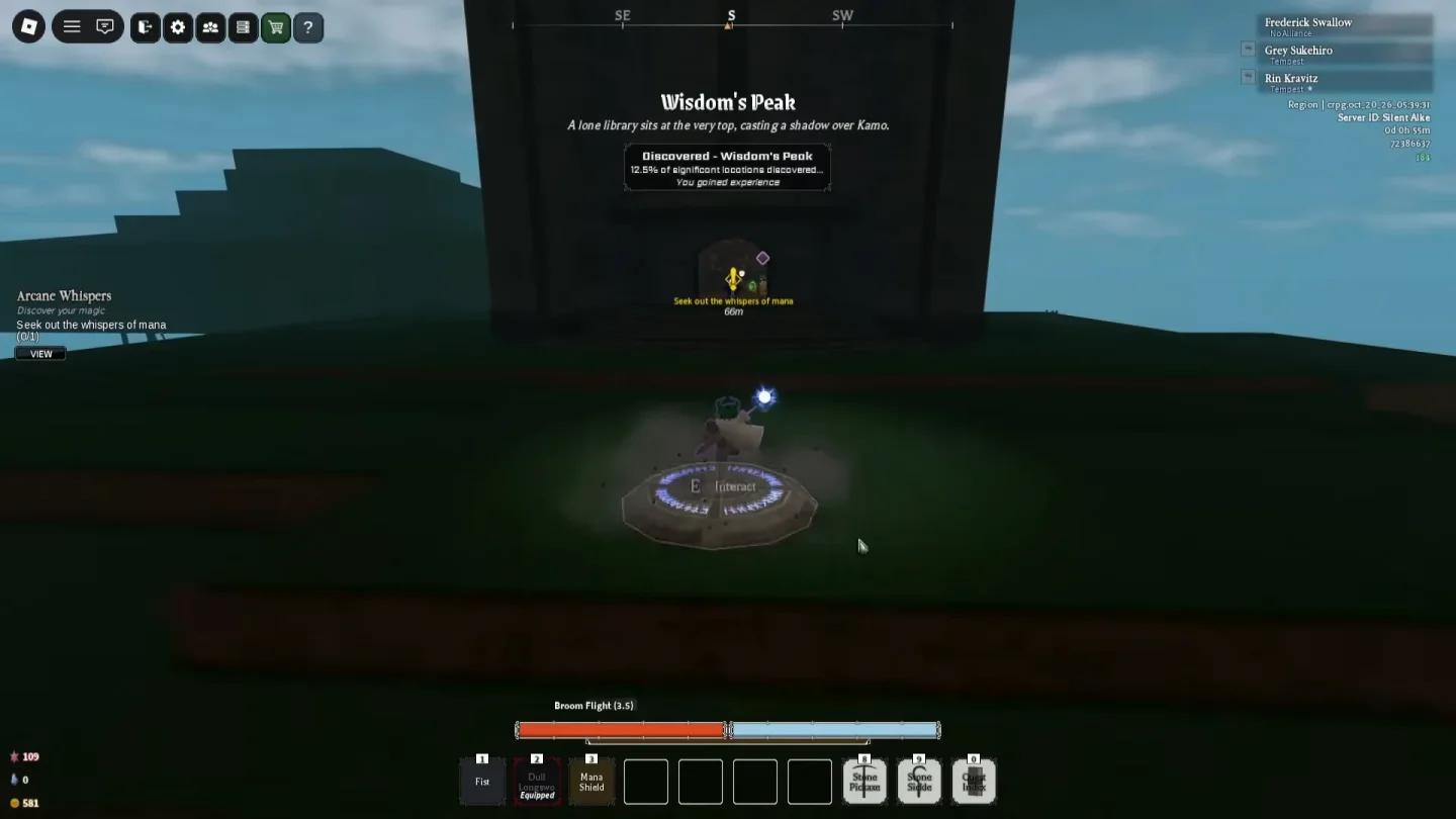 Giao diện chọn loại phép thuật grimoire trong Clover RPG