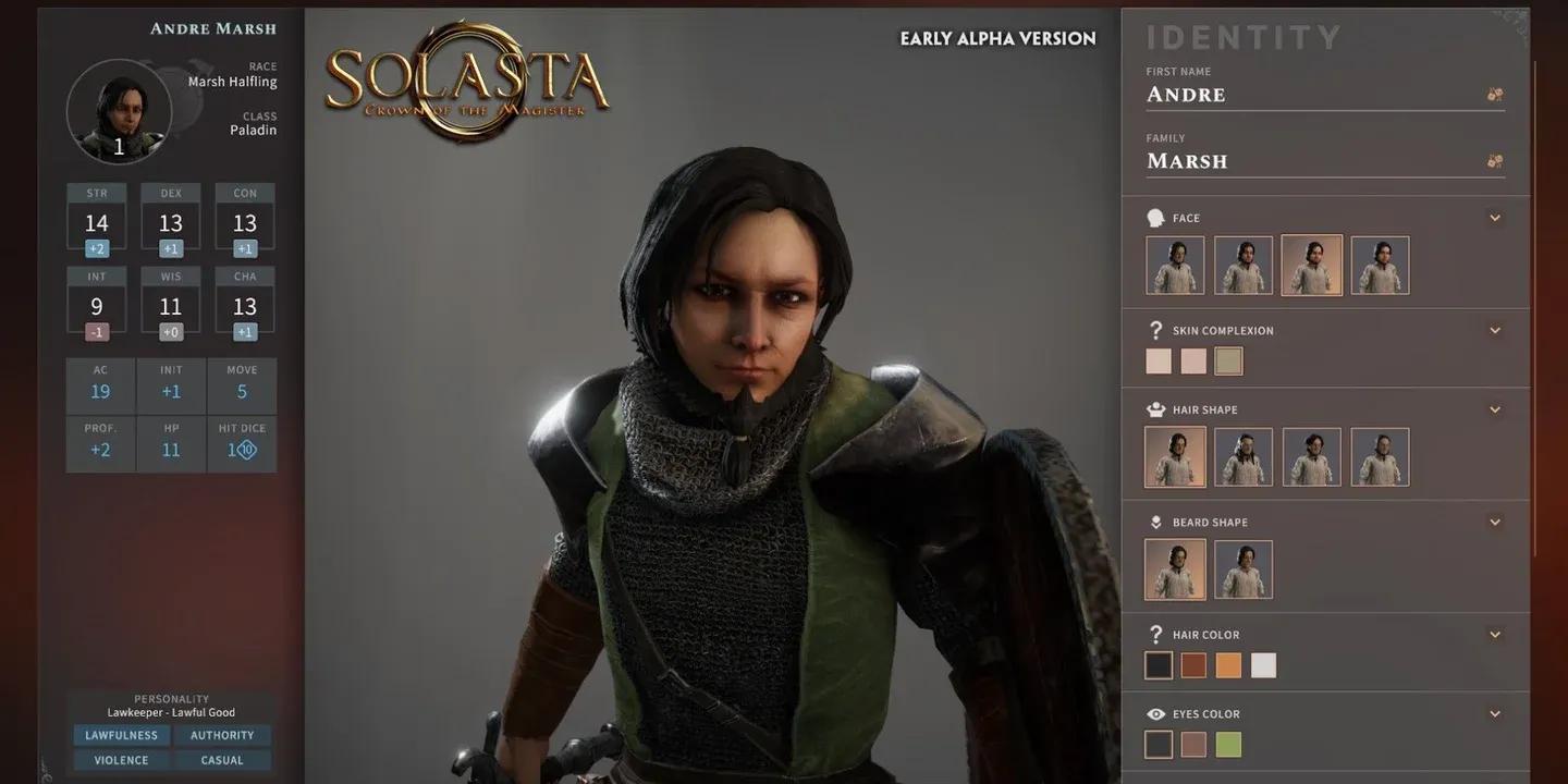 聖騎士的護甲與武器配置