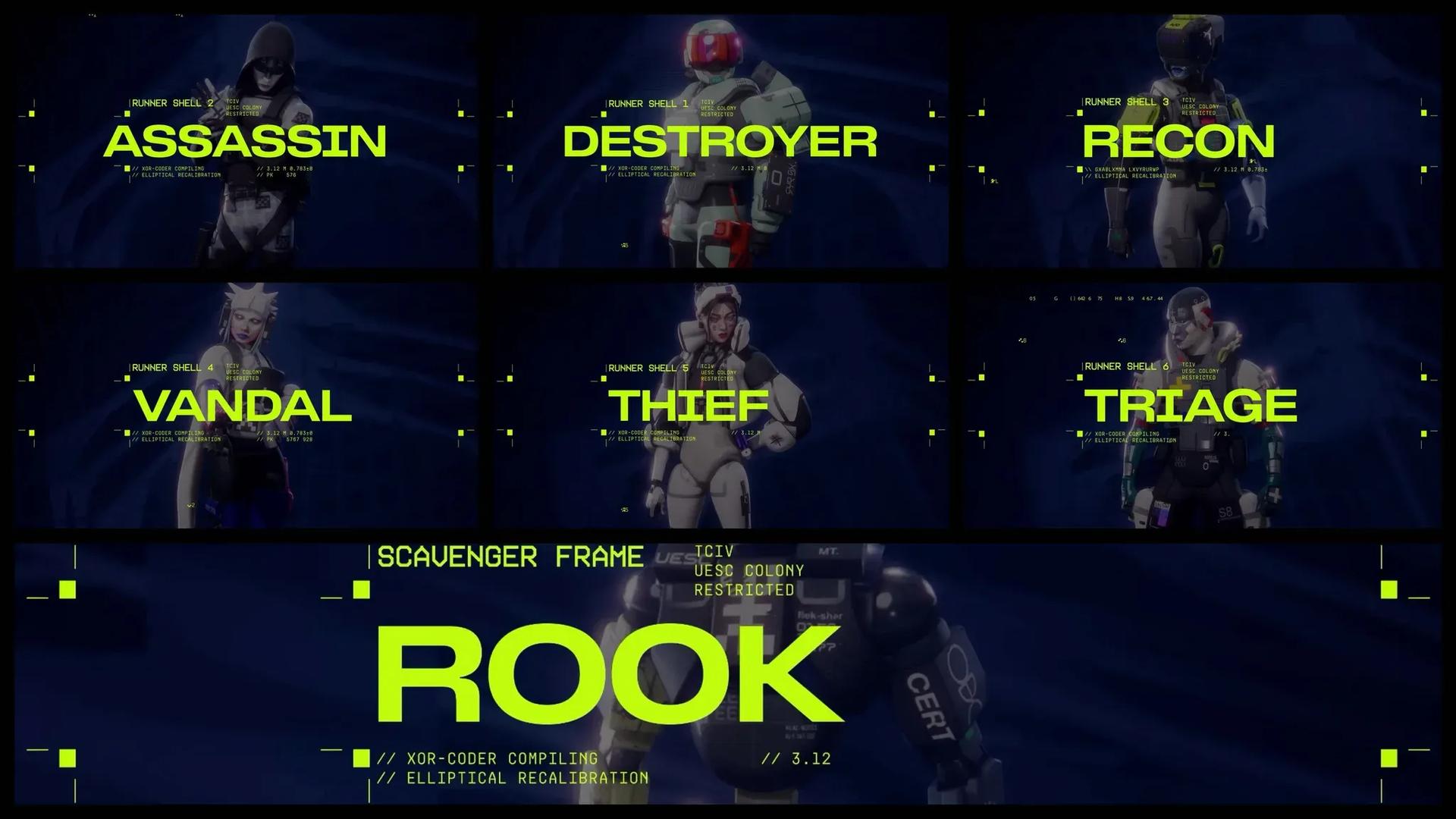 Marathon: Game Details, Runner Shells ...
