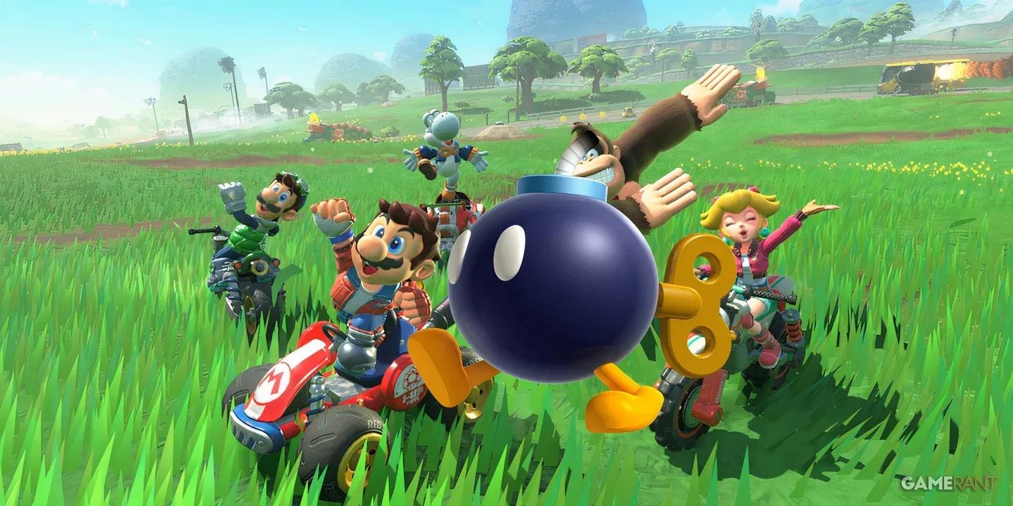 Bob-omb item in Mario Kart World