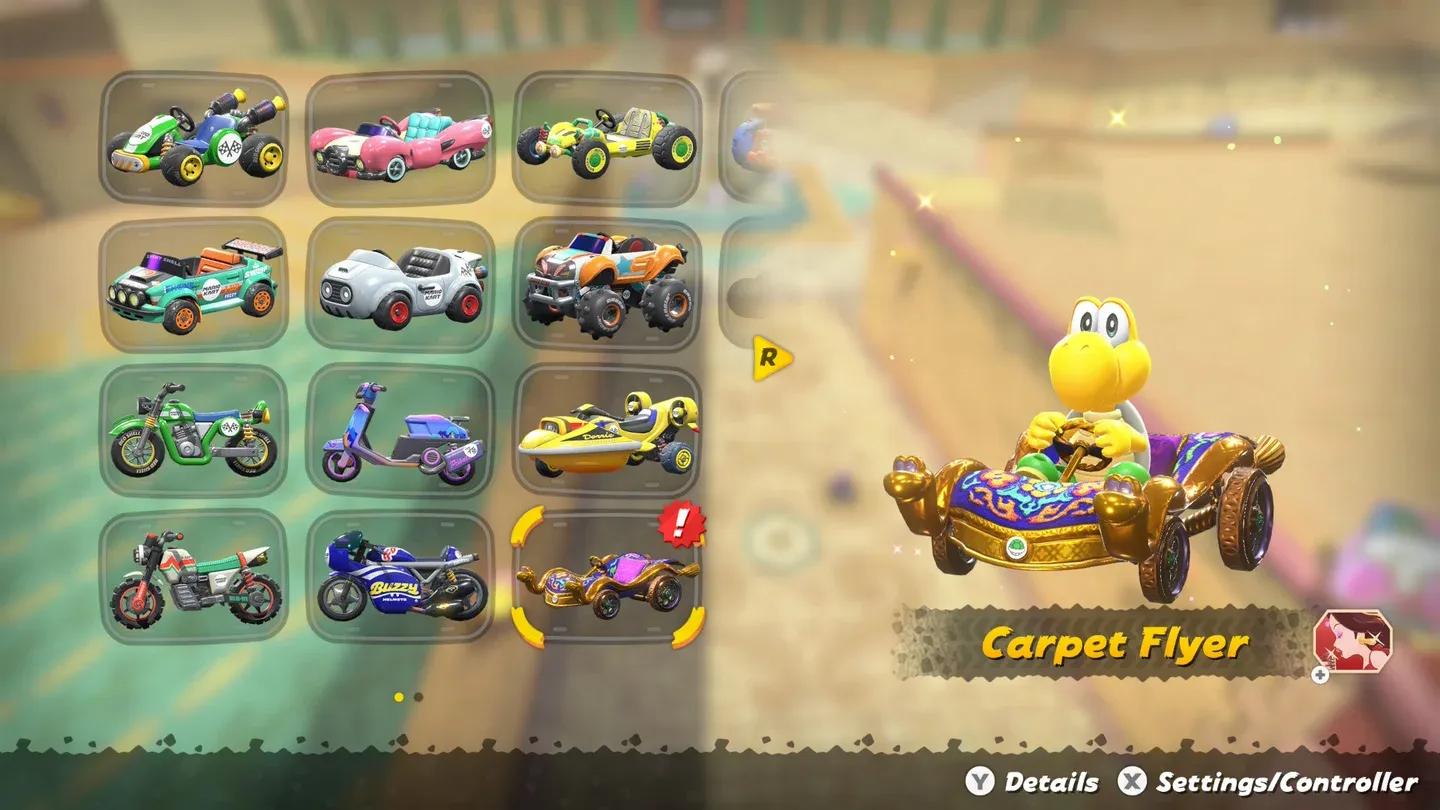 Экран выбора водителя и карта