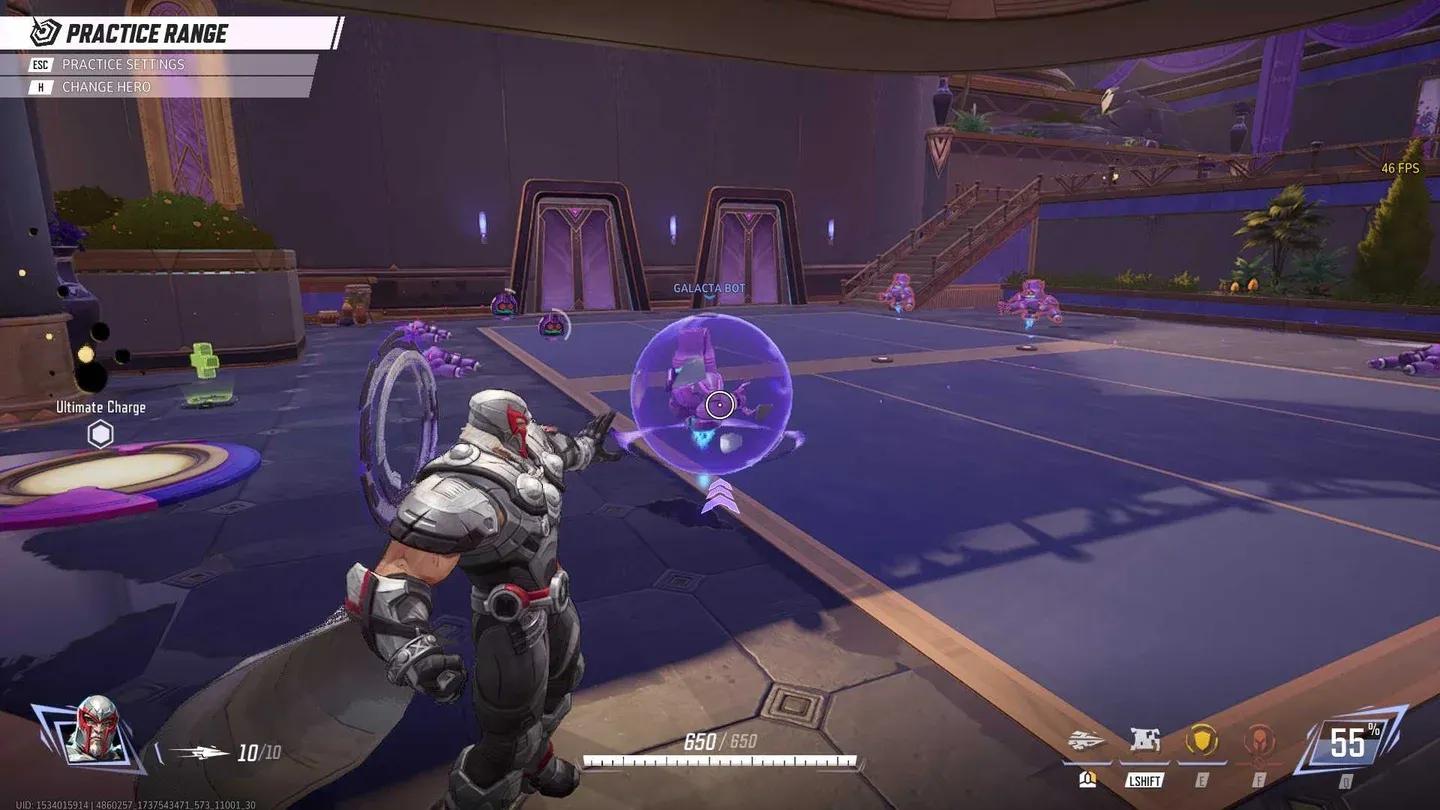 Magneto's Iron Bulwark active