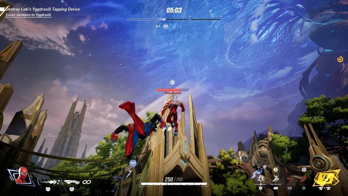 Web-Shooter targeting in combat