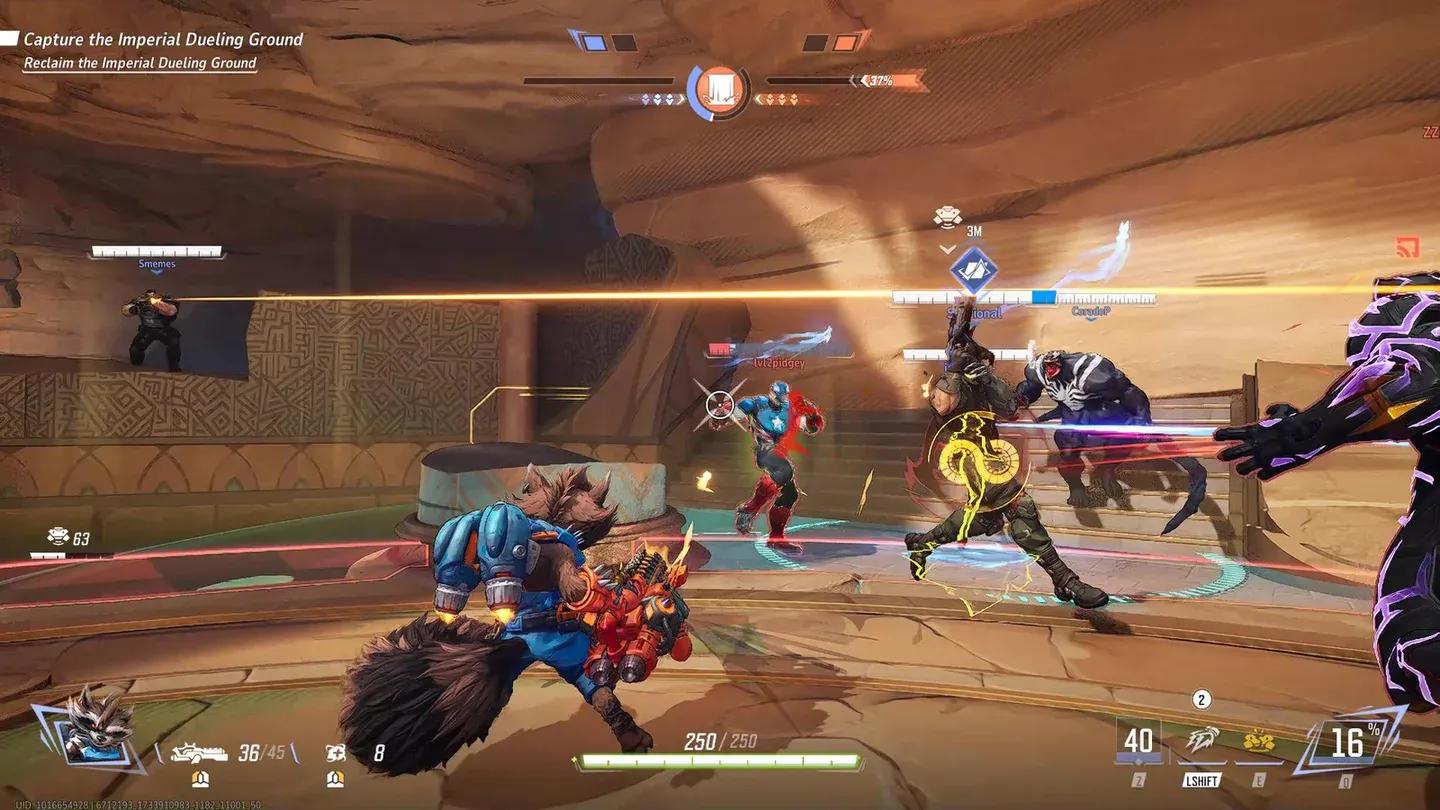 Rocket's Team-Up bonuses
