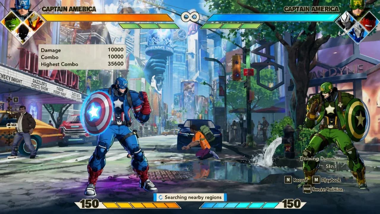 Cap's shield combo options