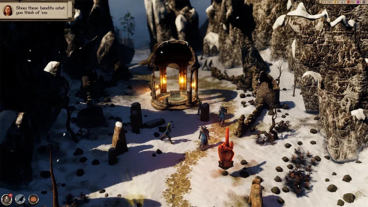 Night siege defence with god hand