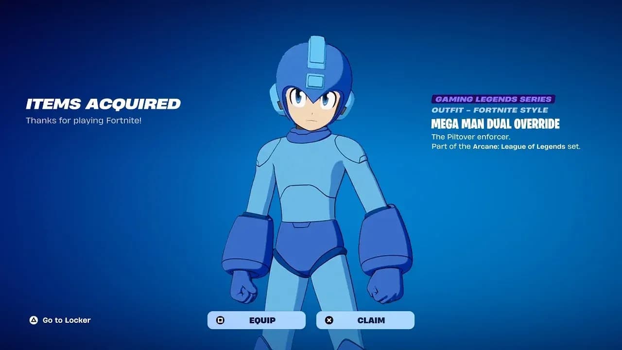 Fortnite 가이드: Mega Man 스킨 무료 획득 방법