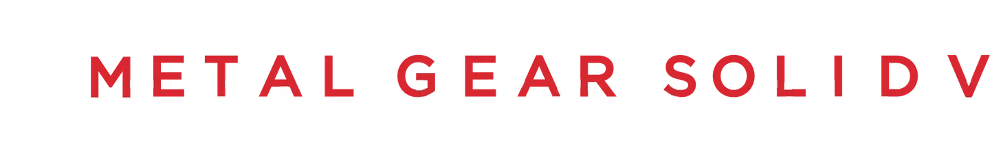 METAL GEAR SOLID V: THE PHANTOM PAIN Logo
