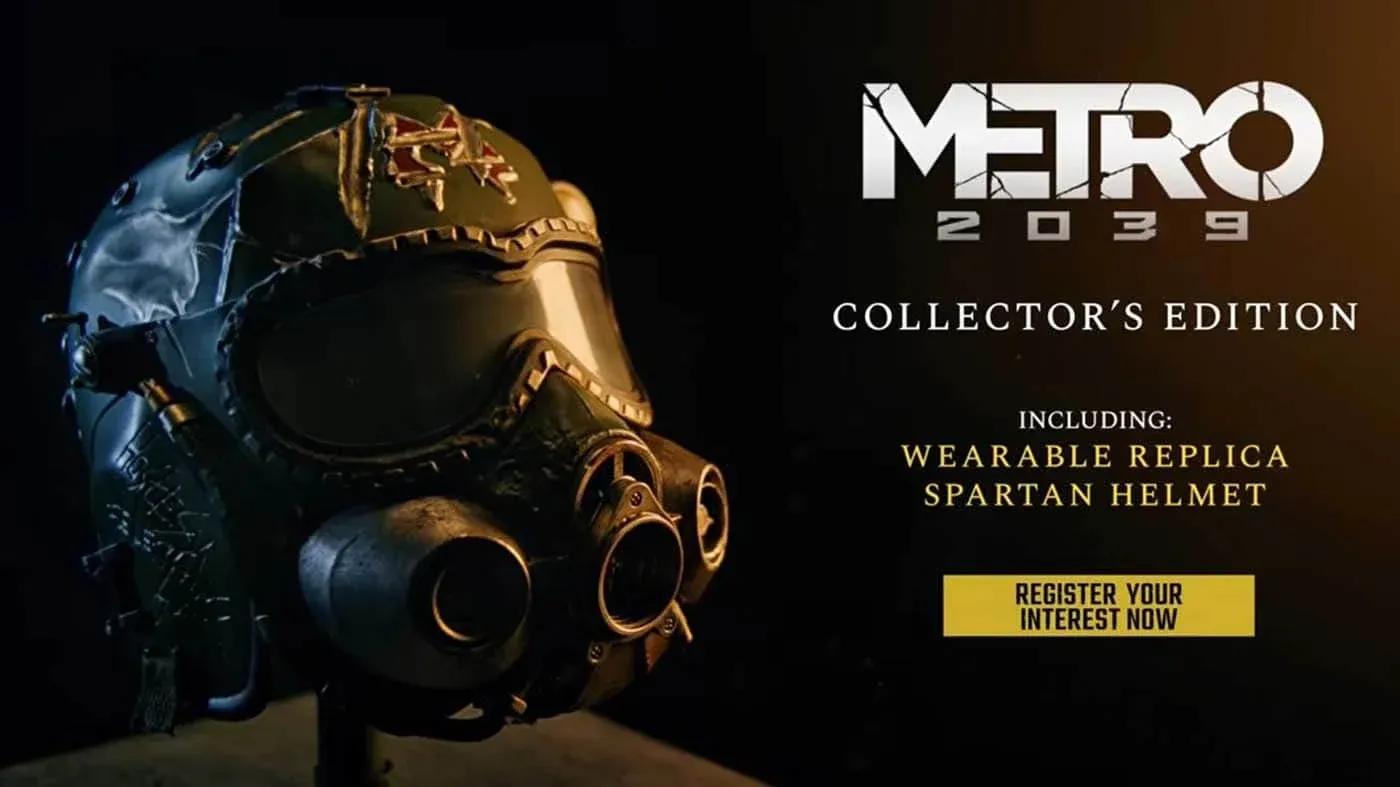 Metro 2039's Collector's Edition Comes With A Cool Spartan Helmet Replica